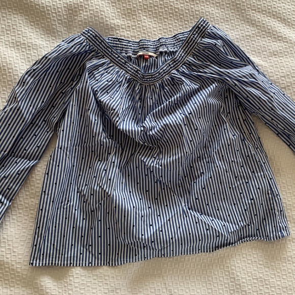 XS Tommy Hilfiger Off-the-Shoulder Longsleeve - Picture 2 of 5